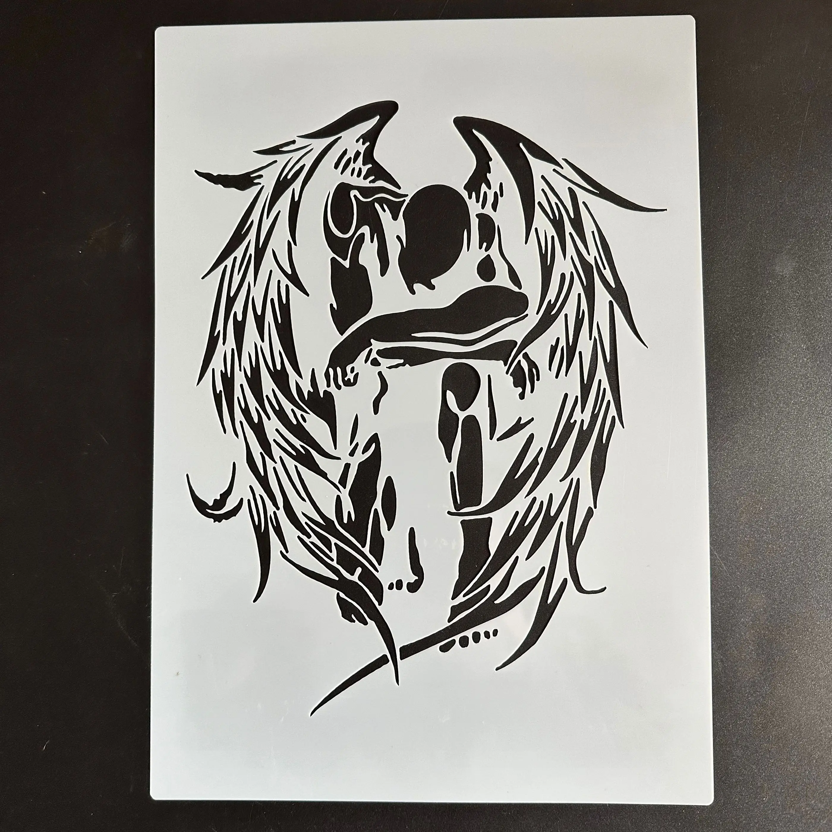 

A4 29 *21cm angel DIY Stencils Wall Painting Scrapbook Coloring Embossing Album Decorative Paper Card Template,wall