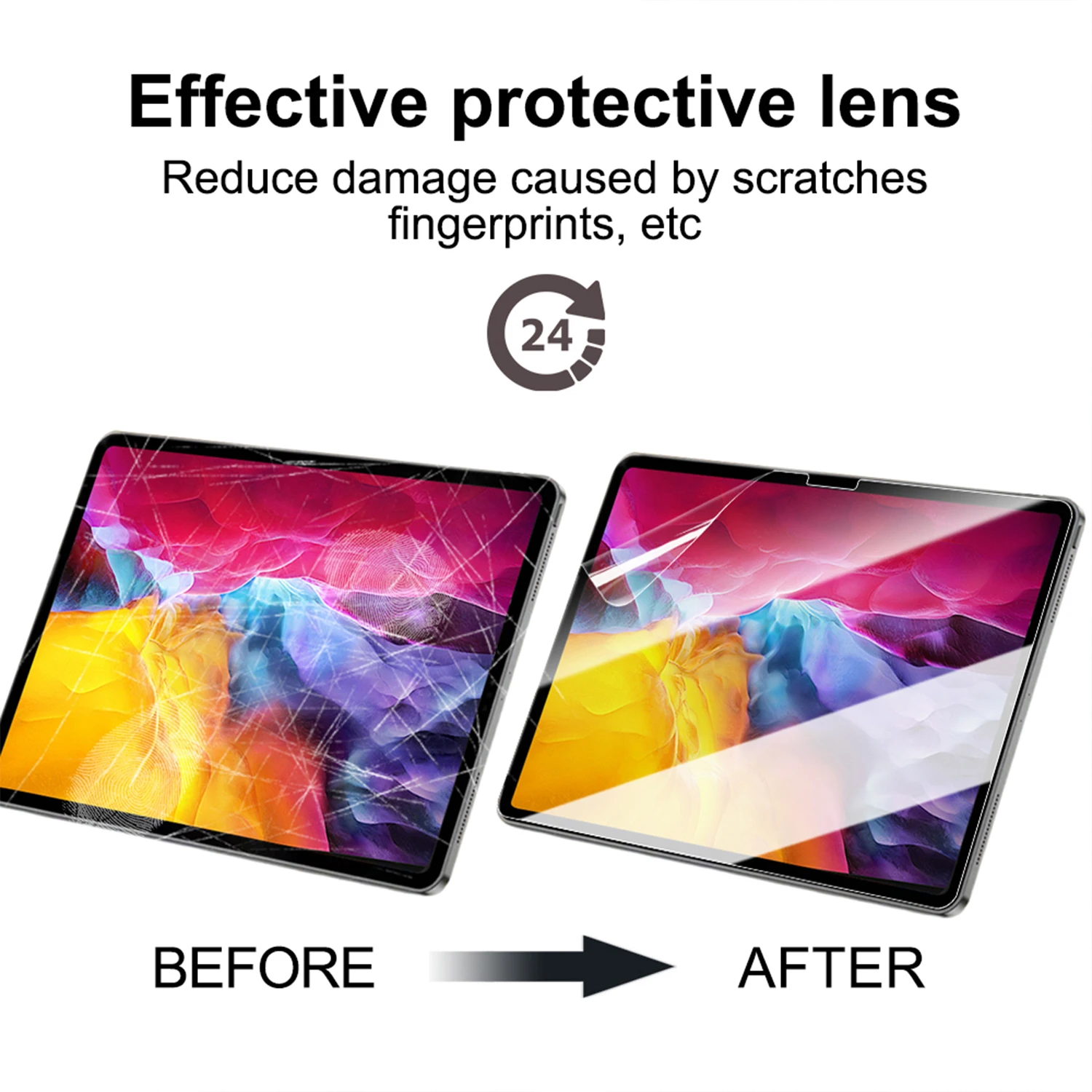 HD Clear Screen Protector - Full Cover Soft TPU Hydrogel Film