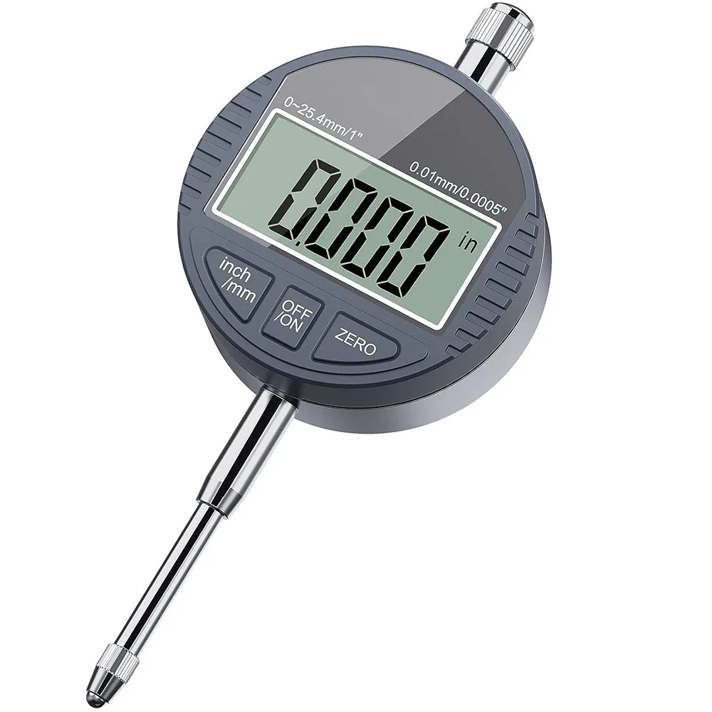 0-12.7mm/0.5" 0-25.4mm/1" Range Gauge Digital Dial indicator Precision Tool 0.01mm/0.005" 0.001mm/0.0005" Tester Tools