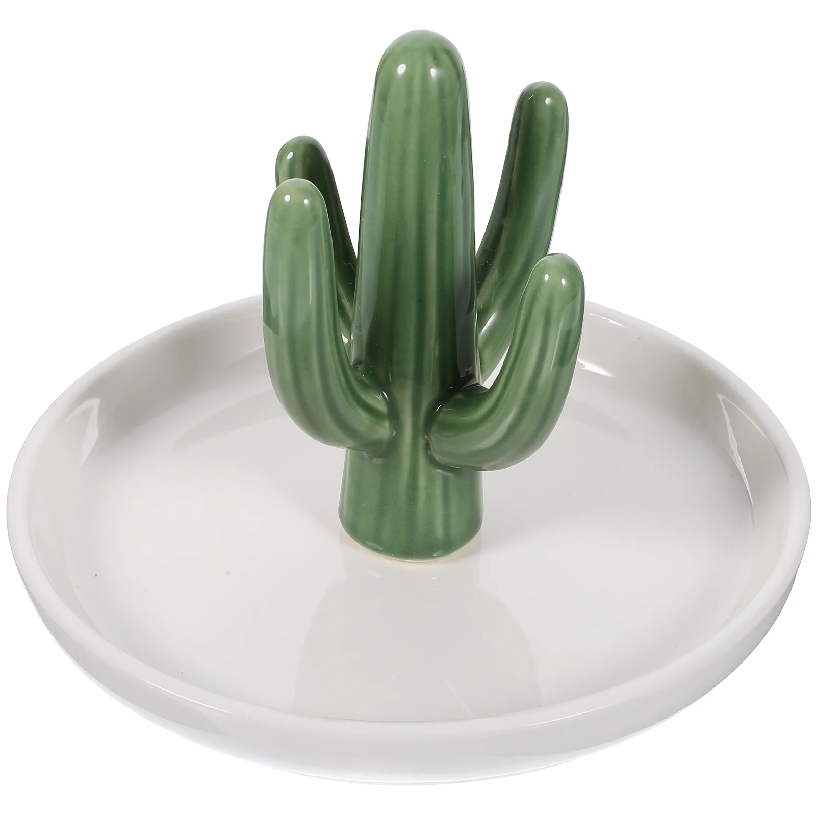 

Birthday Decoration for Girl Cactus Jewelry Tray Storage Display Holder Organizer Plate