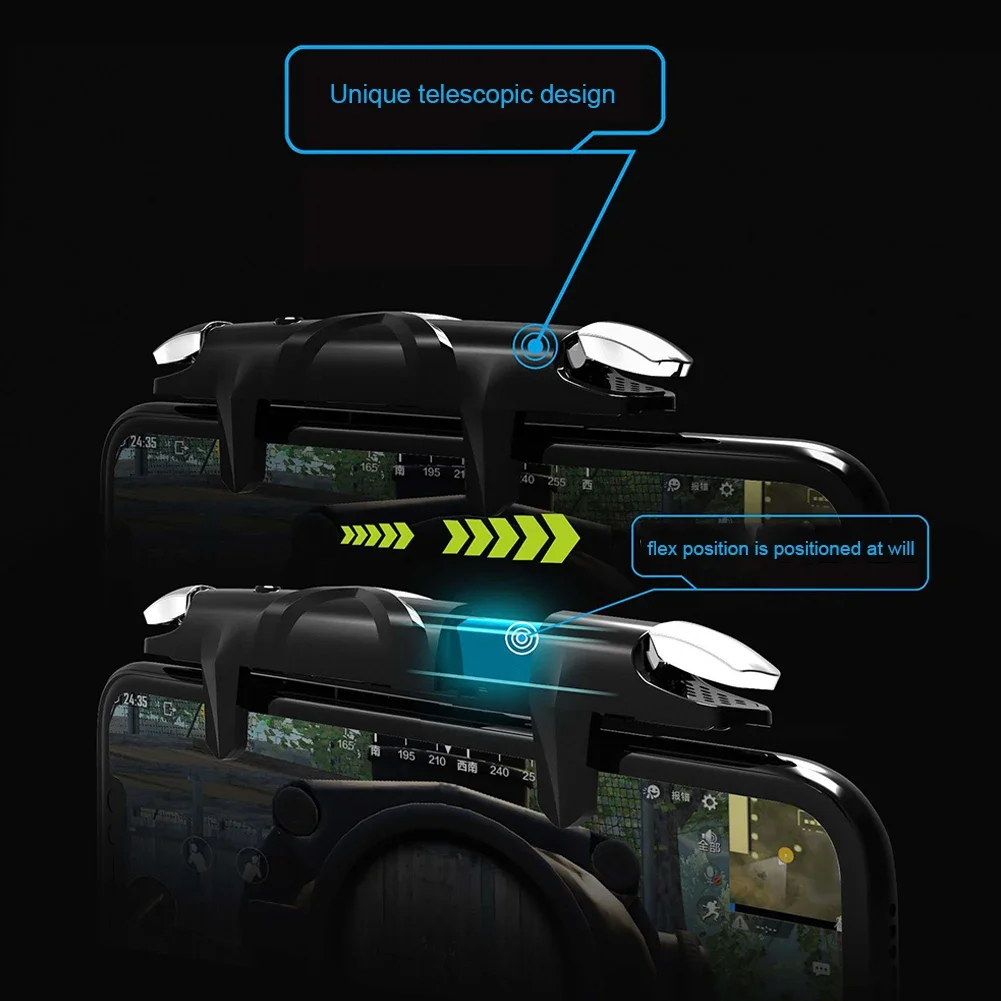 G5 Game Controllers for PUBG Gamepad Gaming Aim Shooting Triggers Joystick Gears Integrated Stretch Button Game Accessories - 2