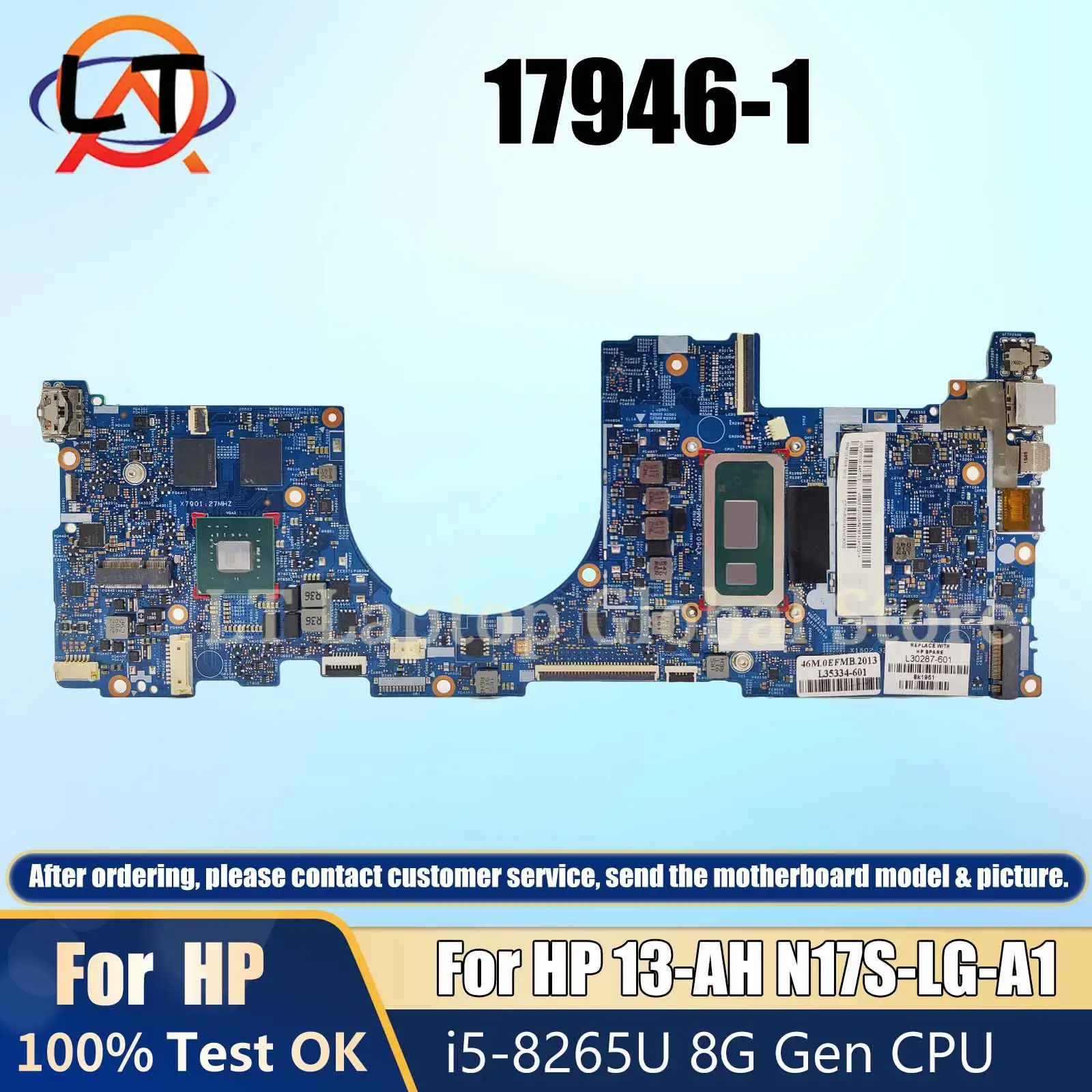17946-1-Notebook-Mainboard-For-HP-13-AH-N17S-LG-A1-L30285-001-Laptop ...