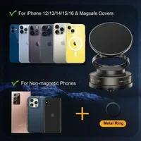360° Foldable Magnetic Phone Mount! 2025 New Vacuum Suction Cup, Ultra-Strong Adsorption Alloy Bracket for Cars & Desktops - Image 2