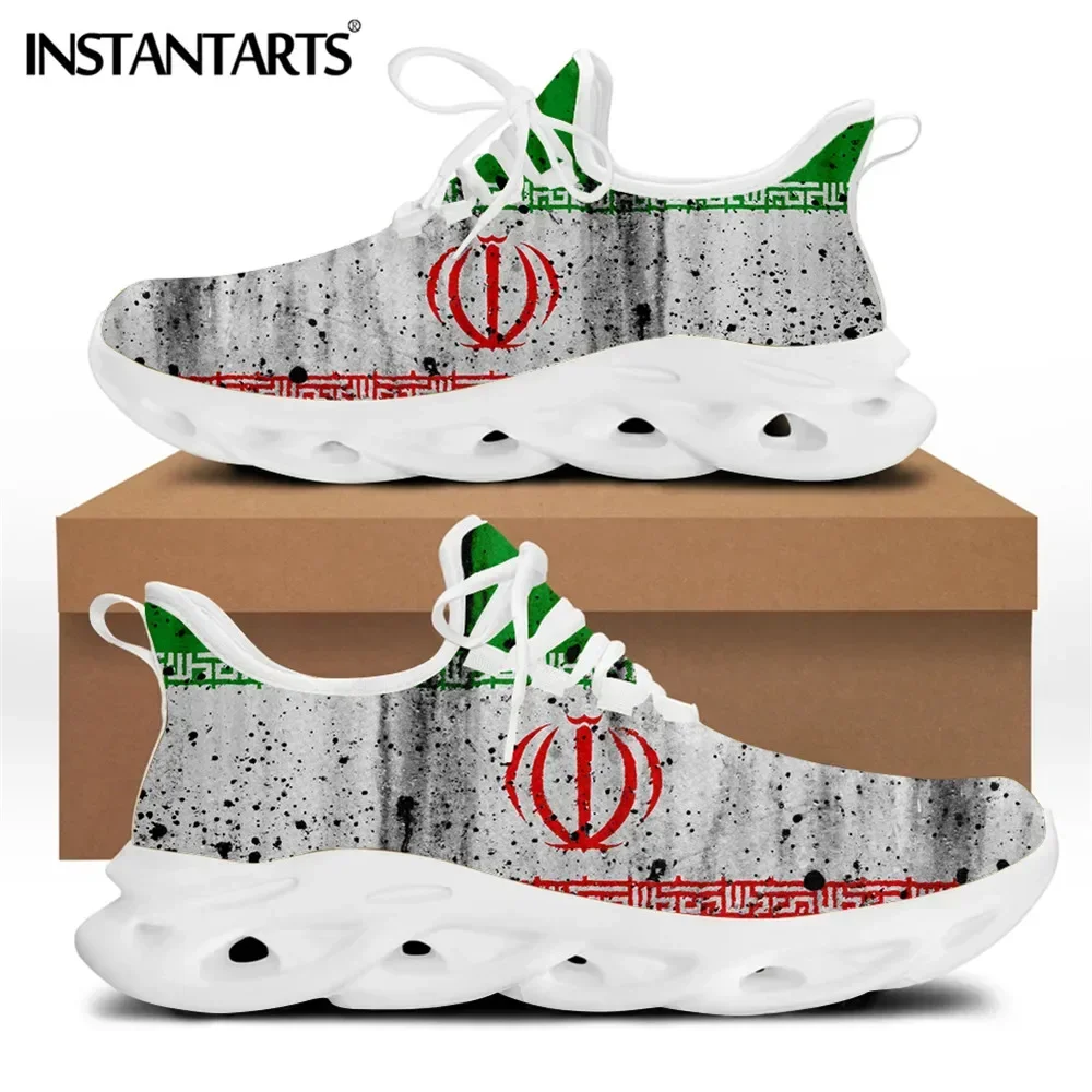 Flag Of Algeria Design Flat Casual Women Shoes Lace Up Fashion Sneakers Wlaking Shoes Female Beach Footwear Zapatos