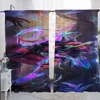 Window Kitchen Curtains for Living Room 2 Pieces Blackout Curtains Door Curtain League of Legends Partition Bedroom Decoration 4