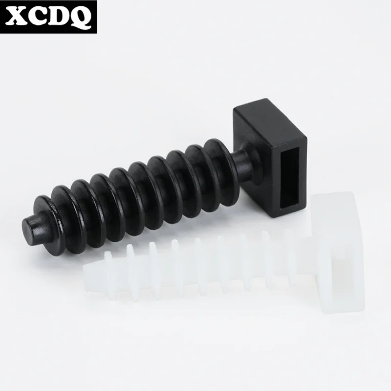 Nylon Cable Tie Holder Zip Tie Mount Push-in Rivet Type Inserting Fixed Seat Hose Support Plastic Electric Wire Holder 100pcs