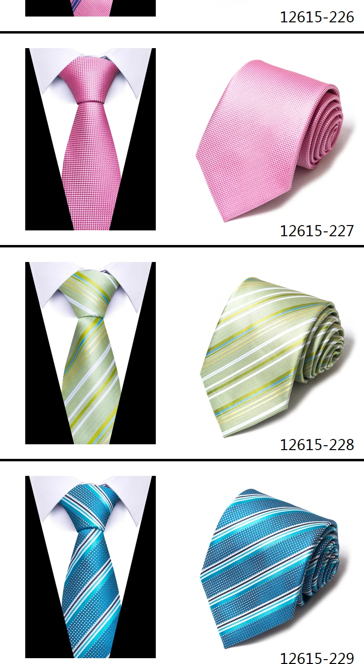 Viele Farben Neuester Stil Dropshipping Krawatte Herren Dunkelblau Hochzeitsaccessoires Gepunktete Performance-Krawatte Herren Krawatte Cravat – Detail 18