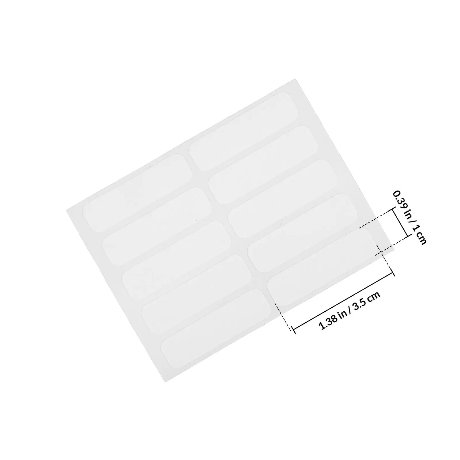 100Pcs 의류용 재사용 가능한 패브릭 라벨 티셔츠, 스웨트셔츠, 가방, 신발용 기계 세탁 가능 손으로 쓸 수 있는 스티커