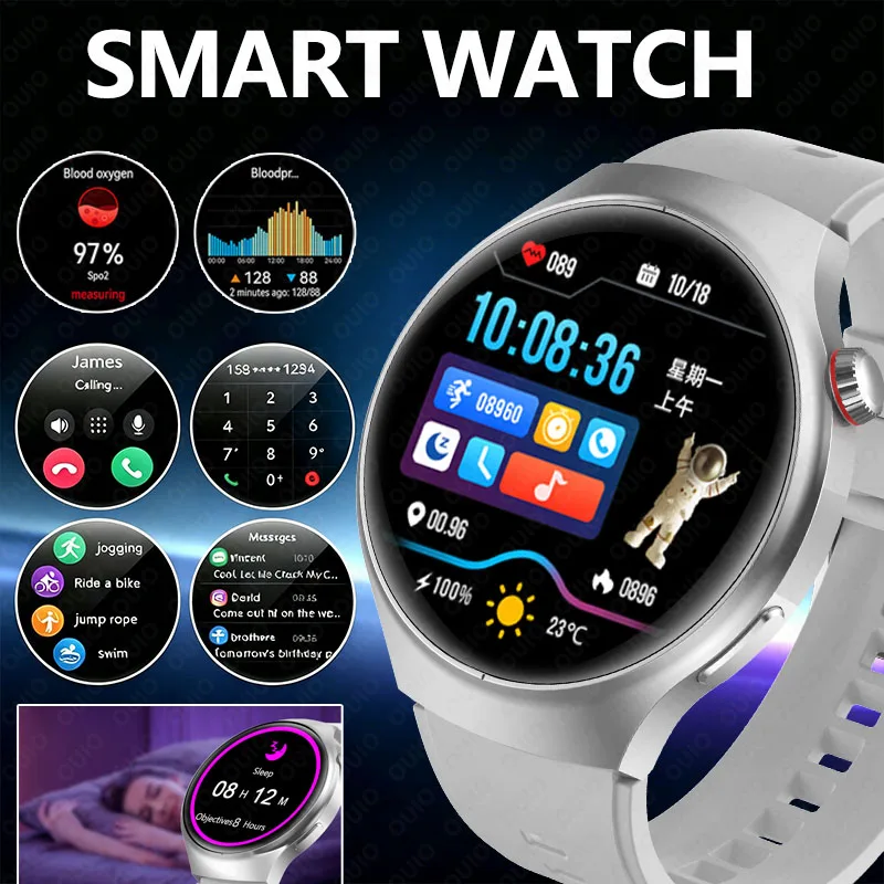 2026 Smart Watch Multi-Sport Mode Sleep Bluetooth Call HD Screen Health Monitoring Heart Rate Blood Oxygen Men Women Smart Watch 1