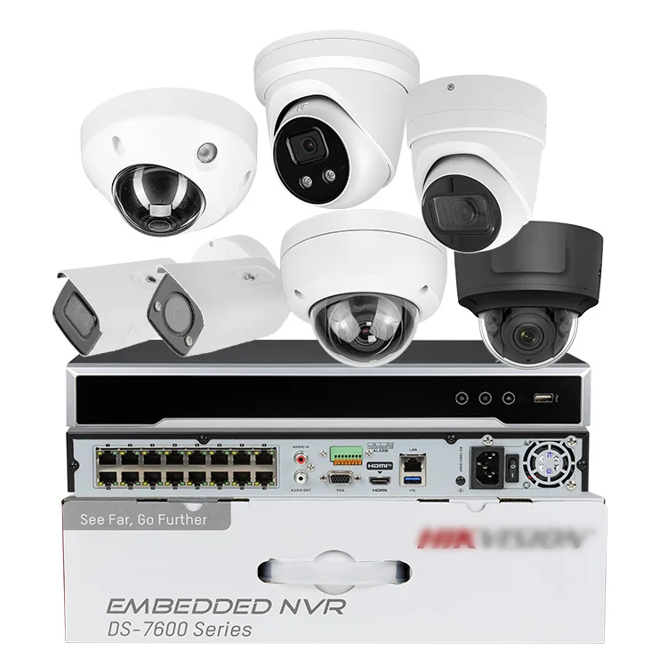 

Oem Hikvison 4mp 5mp 8MP 4K Poe 4ch 8ch 16ch 32ch 16 channel NVR Security Camera Kit POE Video IP Surveillance System