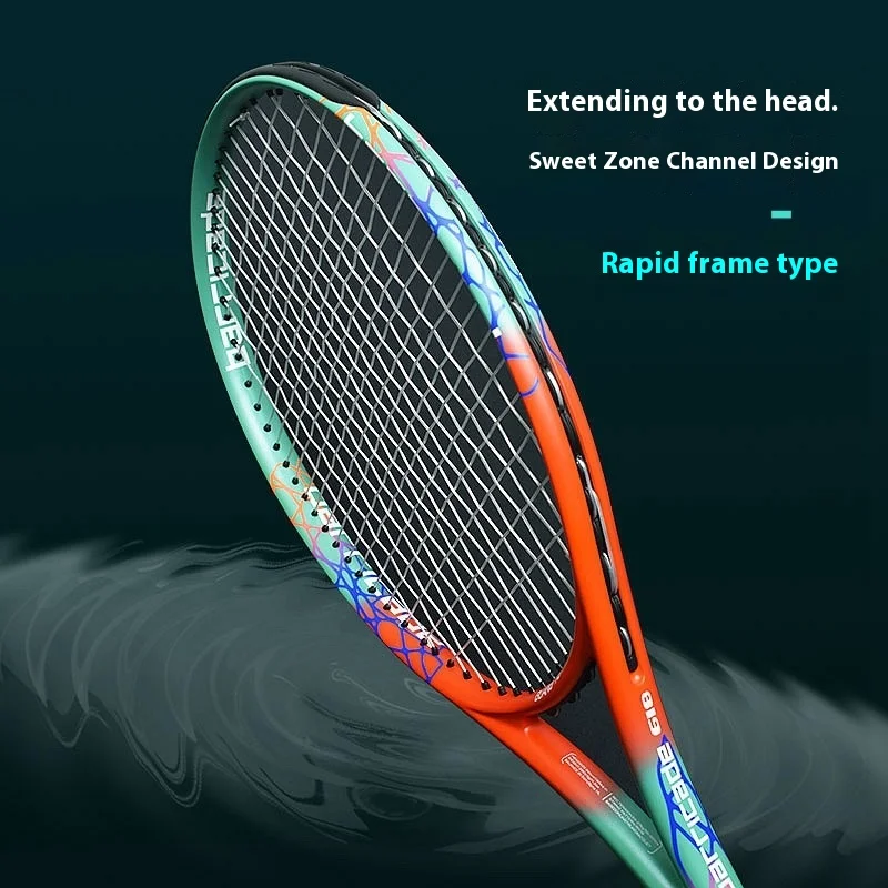 Authentic Adult All Carbon Tennis Racket High Bounce Professional Single Player Training Racket for Enhanced Performance