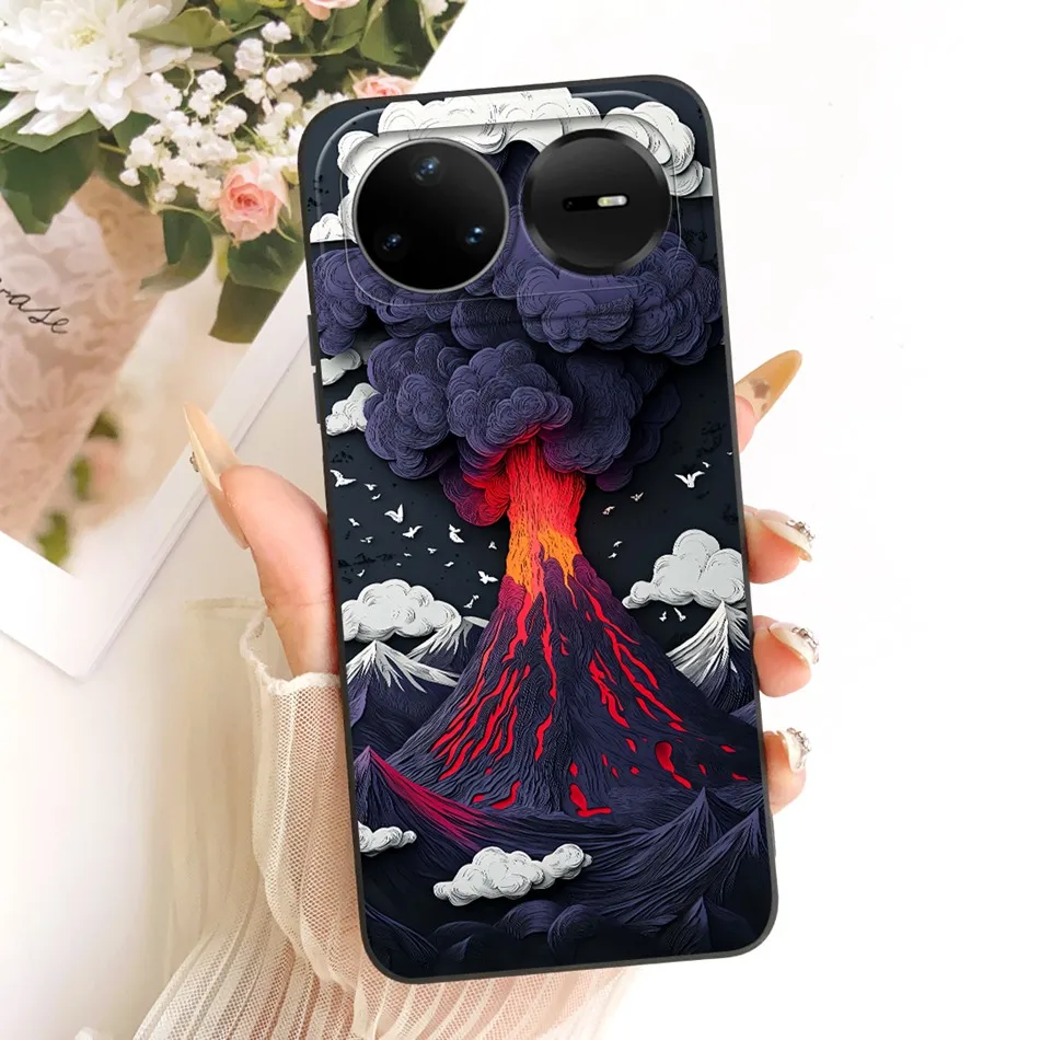 Fashion Dusk Beach Painting Soft Silicone Phone Case with Bumpers