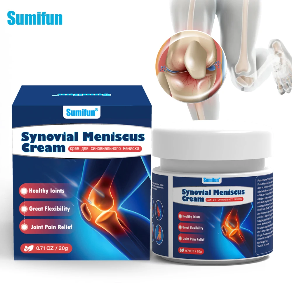 Knee Pain Relief Cream 20G Sumifun Knee Pain Relief Cream Synovitis Synovial Meniscus Ache Care Ointment Leg Arthritis Orthopedic Health Plaster pain relief cream,knee pain relief cream