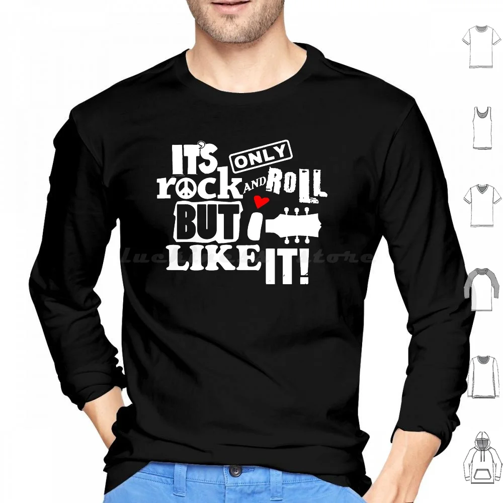

Толстовка с длинным рукавом It's Only Rock'n'roll Hard And Roll