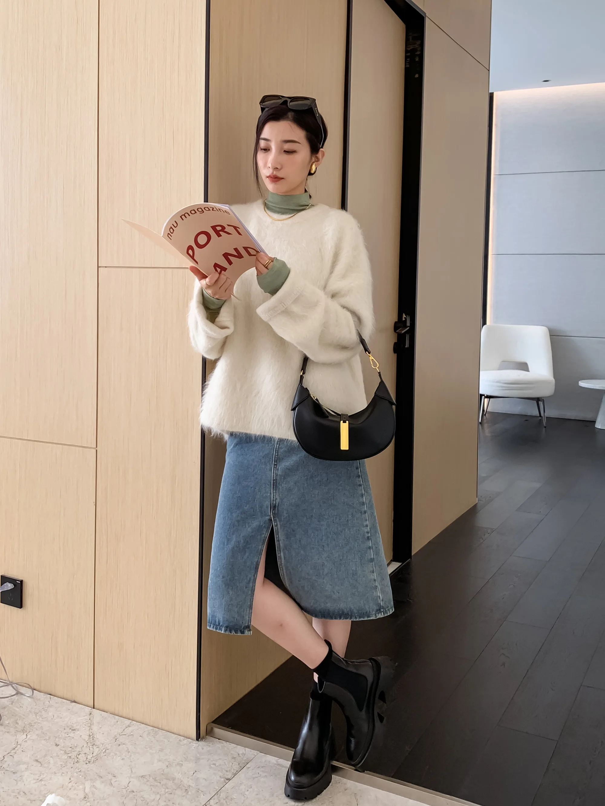 Women’s Genuine Leather Shoulder Bag 2023 Trend Brand Small Square Bags Luxury Designer Handbag Fashion Messenger BagsTofu Bags