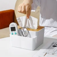 1 Multi-Functional Tissue Storage Box Remote Control Stand Bedside Tissue Holder 1