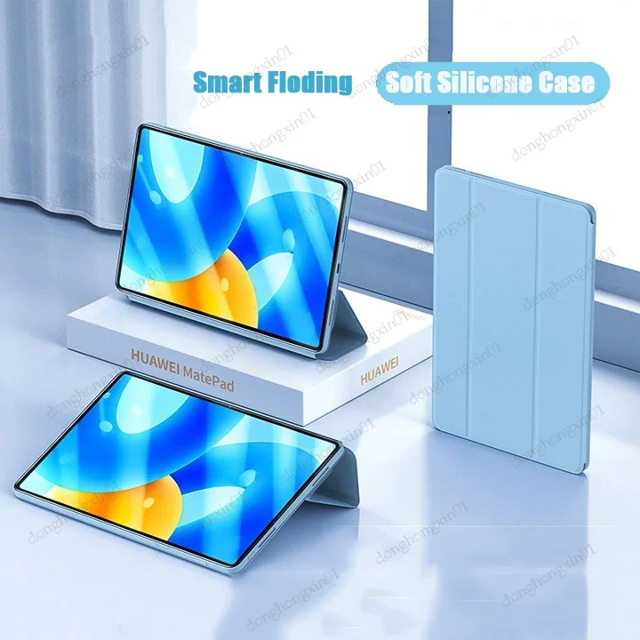 

For Huawei MatePad Pro 13.2 2023 PCE-W30 PCE-W4 Tablet Leather Soft Back Cover For MatePad 11.5 11 10.4 Magnetic Smart Flip Case