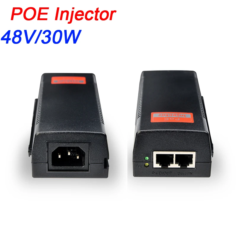 2 Pack 30W PoE Splitter to 100Mbps Ethernet with 2 ports DC12V output  Output