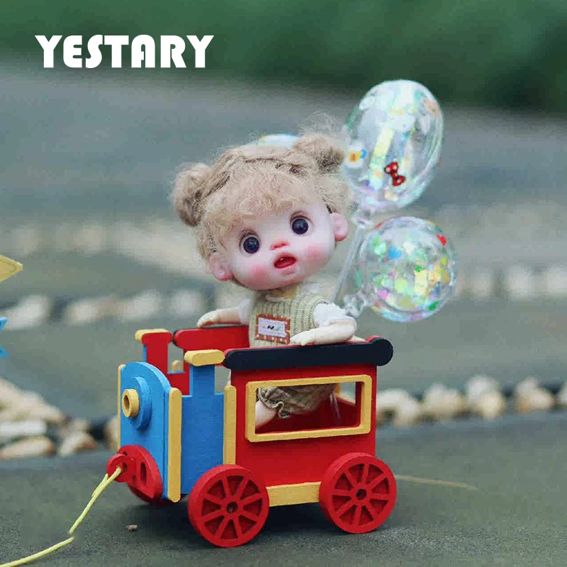 

YESTARY BJD Doll Accessories Mini Balloon For Ob11 1/12 1/6 Blythe Doll Accessories Transparent Balloons Miniature Items Toys