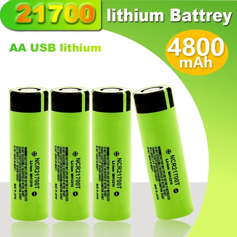 OriginalNCR21700T4800mAhHighCapacityRechargeablebattery37V