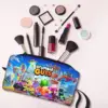 Stumble Guys Large Makeup Bag Beauty Pouch Travel Cosmetic Bags Cartoon Game Portable Toiletry Bag for Women 3
