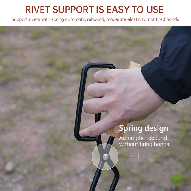 고품질 소재와 다양한 특징을 가진 금속 나무 바베큐 불 집게