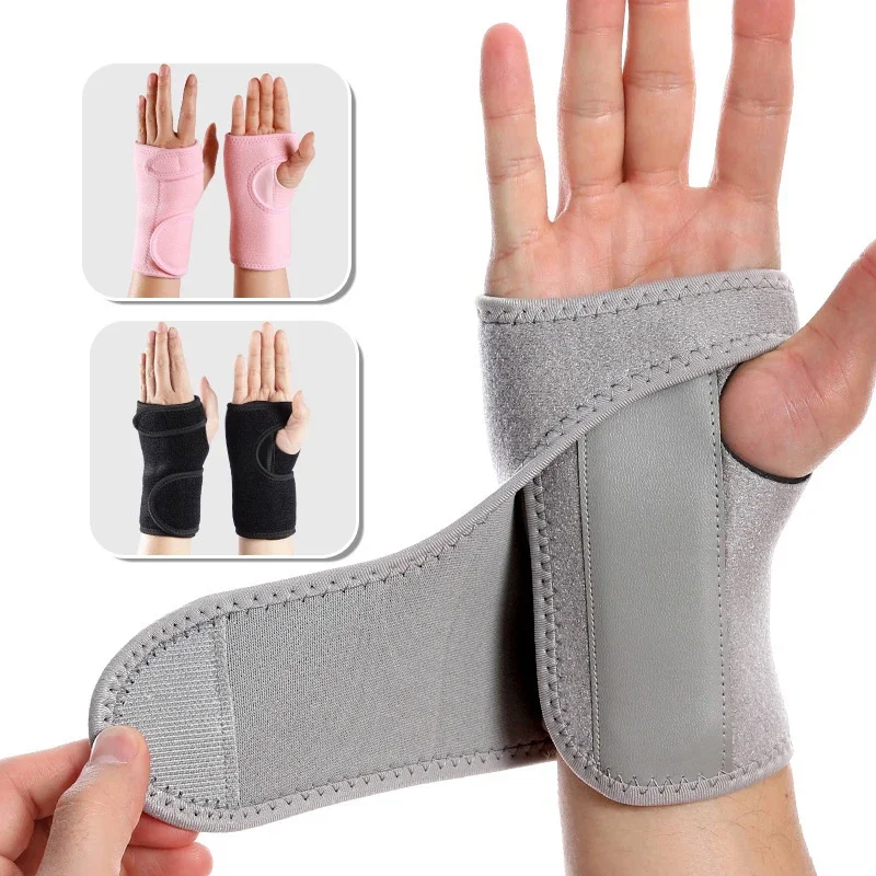 1pair Adjust Splint Sprains Arthritis Band Bandage Orthopedic Hand Brace Wrist Support Finger Splint Carpal Tunnel Wrist Brace
