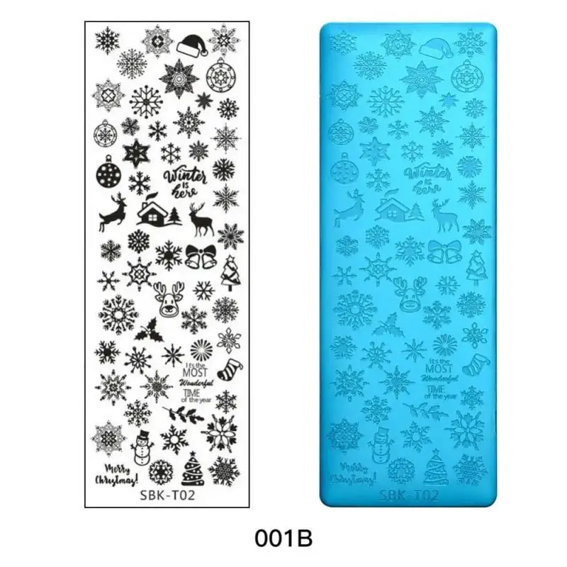 Nail Art Templates Stamping Plate Design Flower Butterfly Nail Stamp Templates Leaf Floral Printing Stencil Plates Image manicur 3