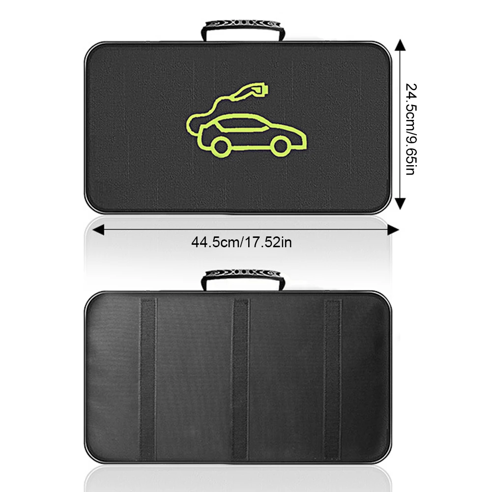 Fire Retardant Electric Vehicle Charger Cable Holder Bag