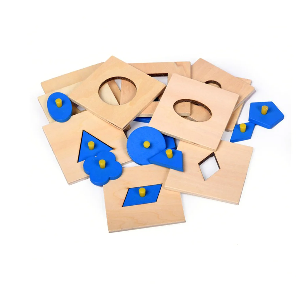 

10 шт., деревянные игрушки по методу Монтессори