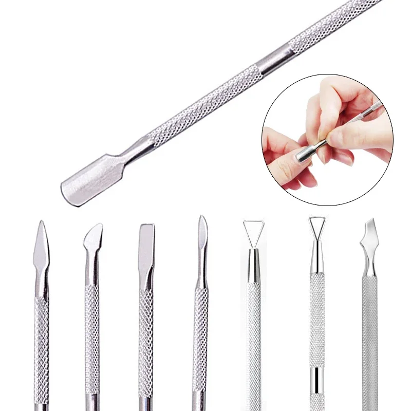 1pcs-Double-ended-Stainless-Steel-Cuticle-Pusher-Dead-Skin-Push-Remover ...