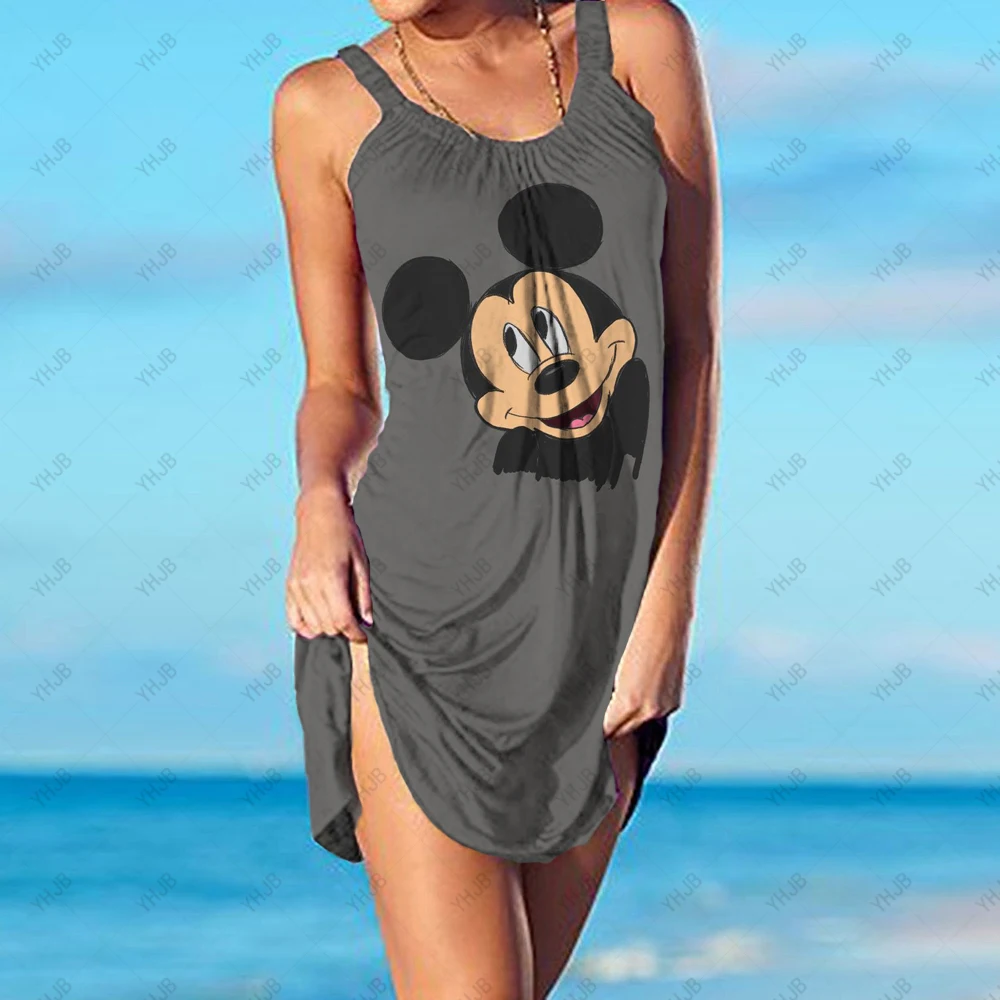 MINNIE SLEEVELESS MIDI DRESS MONO main image 0