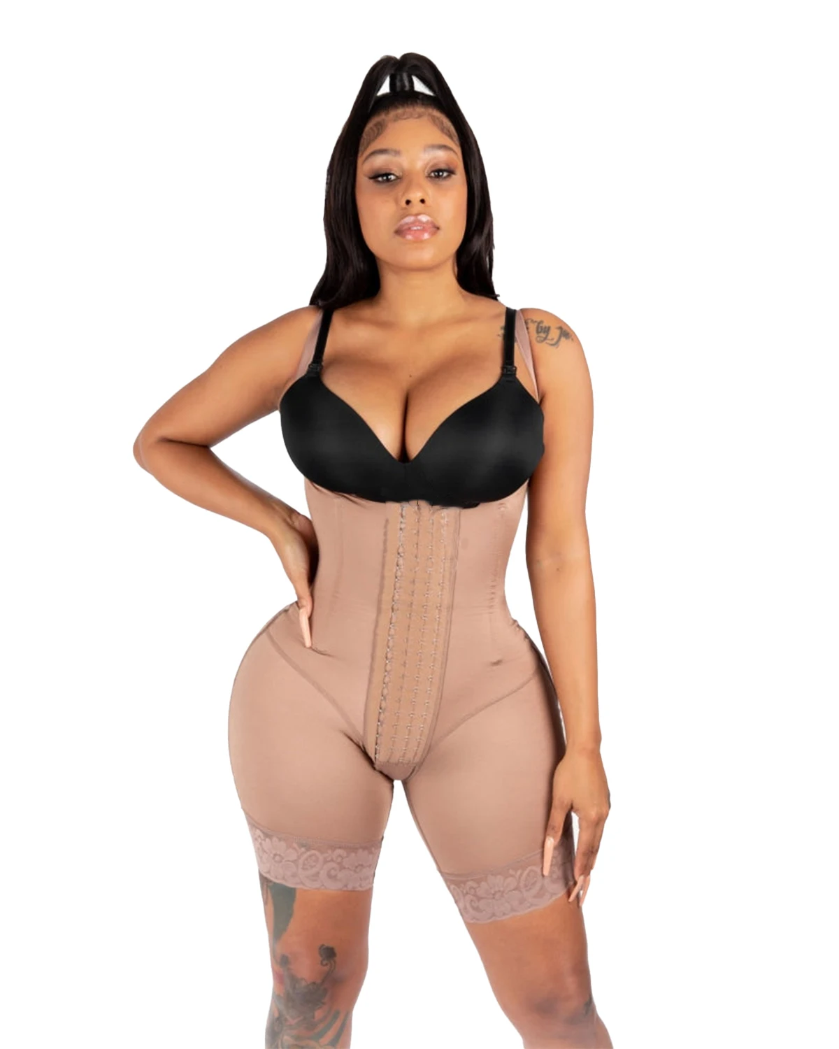 Full Body Shapewear Women Skims Underwear Postpartum Tummy Control Shaper  Slimming Fajas Colombianas size M Color Khaki