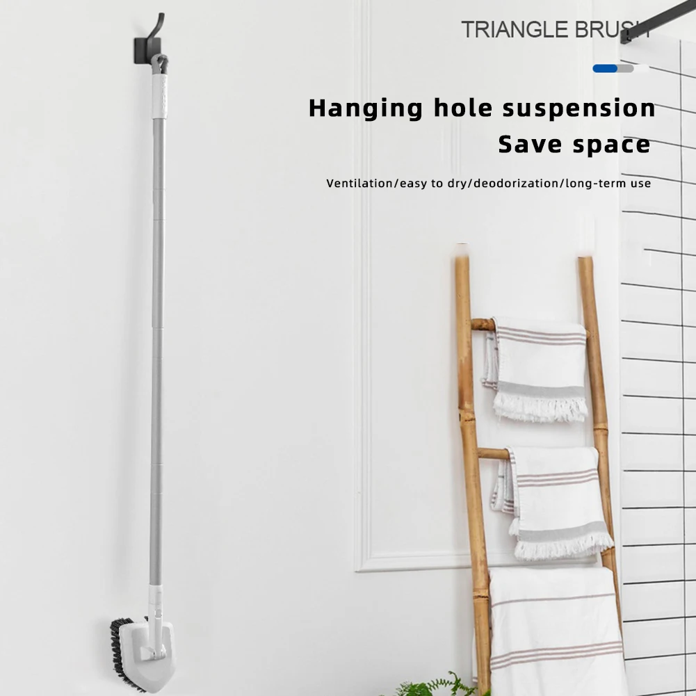 

Выдвижная многофункциональная треугольная щетка для пола с длинной ручкой