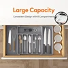 Expandable Cutlery Drawer Organizer, Adjustable Kitchen Utensil Tray Set, Compartment Flatware Storage Divider 6