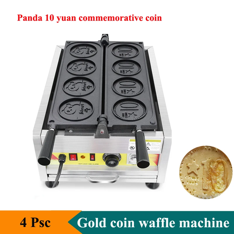 

Electric Waffles Maker Machine Cartoon Panda Coin Commemorative Coin Baking Machine Snack Equipment 220V/110V