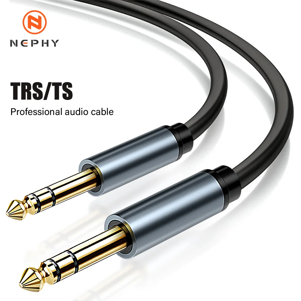 Premium 6.35mm Audio Cable for Mixer and Electric Bass Guitar – Multiple Lengths Available