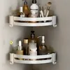 Bathroom Shelf Kitchen Storage Organizer Aluminum Alloy Shampoo Rack Shower Shelf Bathroom Accessories No Drill Shelf 1
