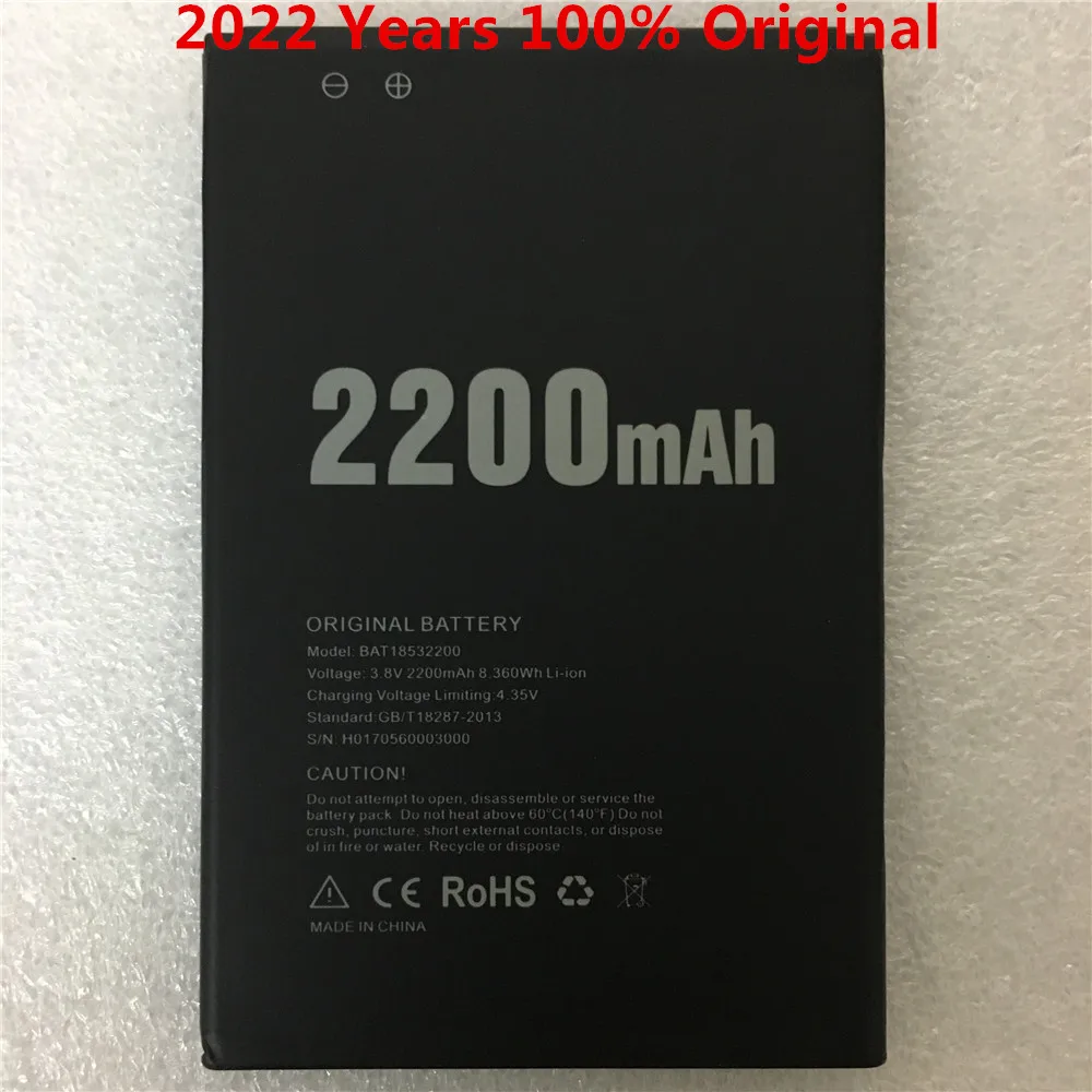 

Аккумулятор Для DOOGEE BAT18532200, 2200 мАч, длительное время работы в режиме ожидания, Аксессуары для мобильных телефонов DOOGEE X53