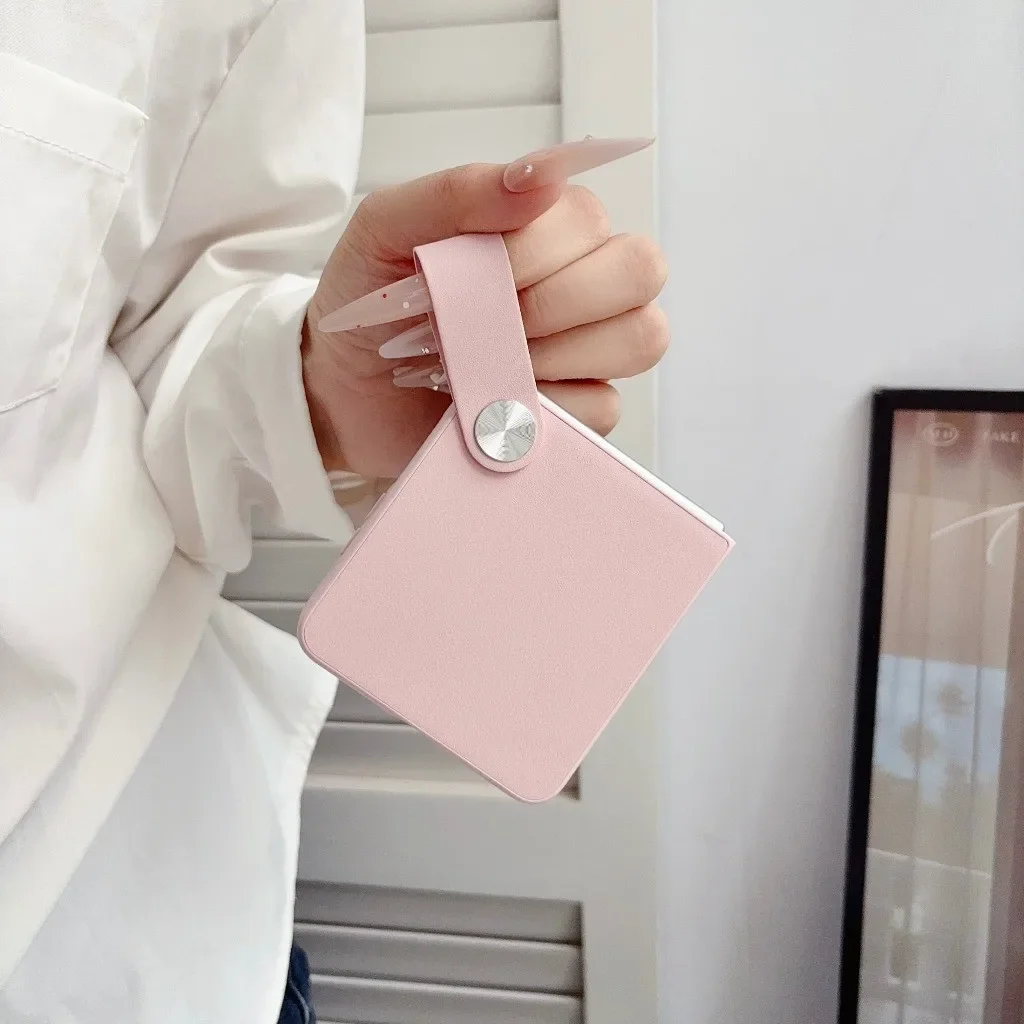 Wrist Strap Handbag-Style Shockproof Phone Case - Slim Hard Protective Cover
