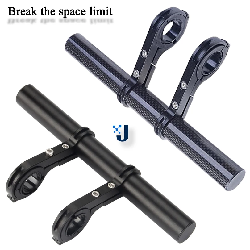 Bicycle Handlebar Extender Bicycle Handlebar Extension Bracket Carbon Fibre Bracket Clamp For Bicycle Small Auxiliary Headlight Holder