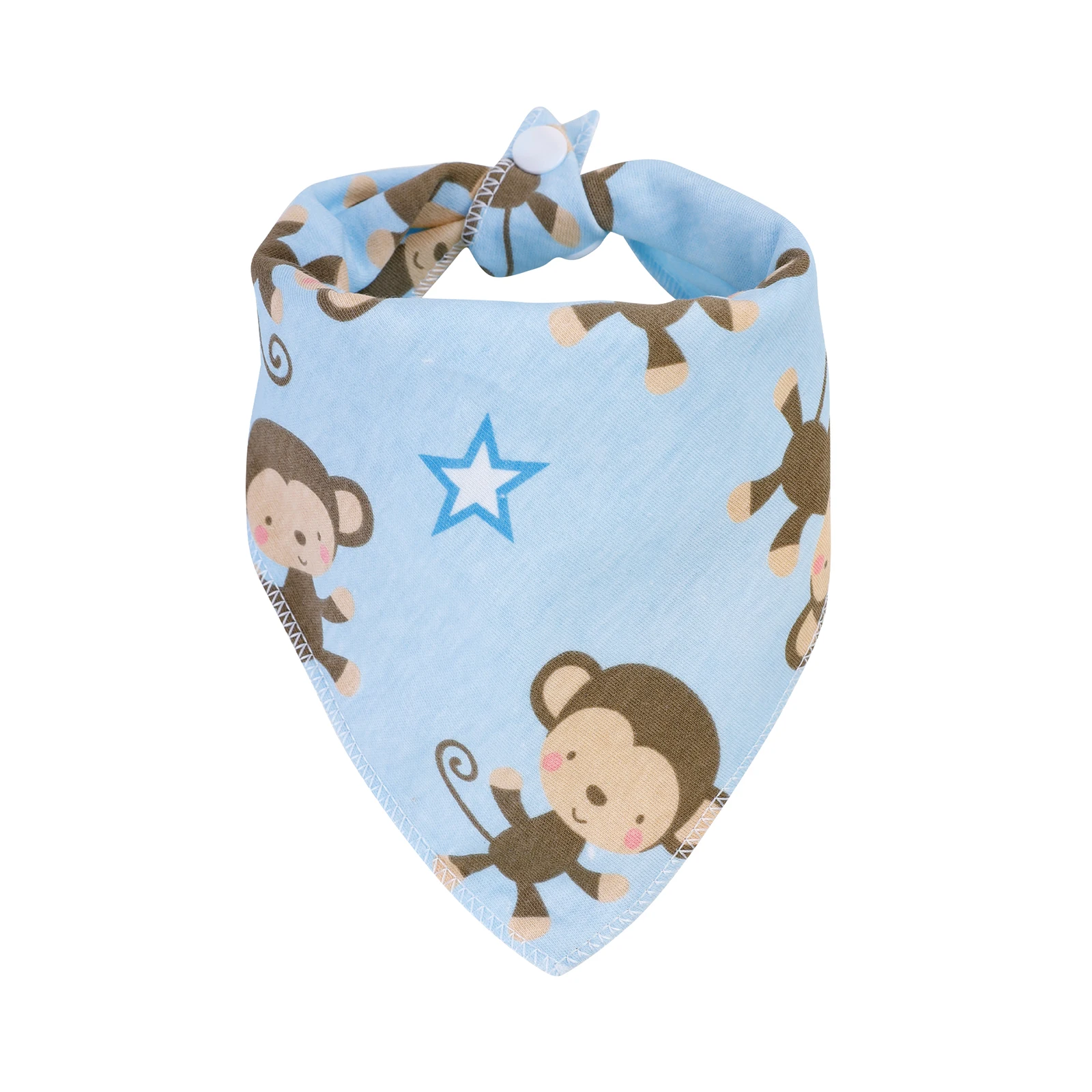 cute baby accessories 100% Organic Cotton Baby Bibs Triangle Burp Cloths Cartoon Saliva Towel Baby Feeding Bibs Soft Absorbent Boys Girl Saliva Towel baby headband Baby Accessories