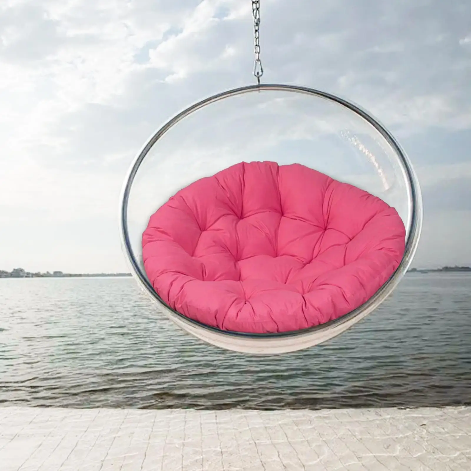 Swing Hanging Chair Cushion Round for Garden Egg Chair Rocking Chair Kitchen