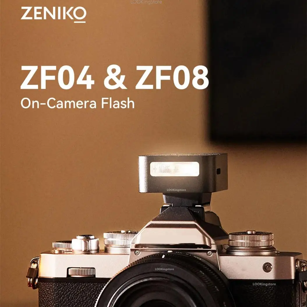ZENIKO ZF04/ZF08 Mini On-camera Flash Speedlite Universal Hot Shoe