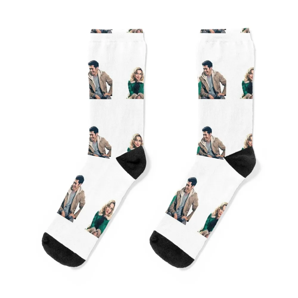 

Last Christmas Sticker Socks valentine gift ideas colored Socks Women Men's