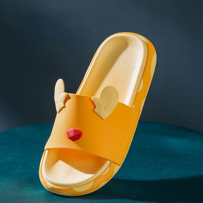 

Slippers Female Summer Cute Couple Summer Home Indoor Non-slip Bathroom Bath Home Sandals Male Outside Wear Ins Trend