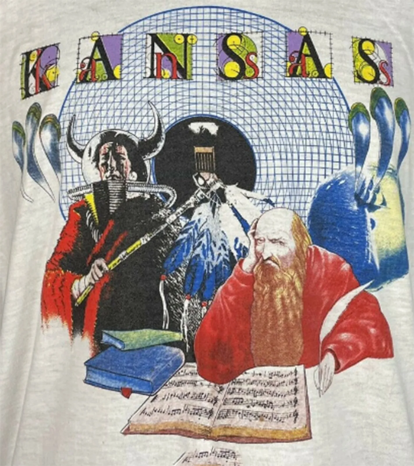 Maglietta Vintage Kansas Band Album Taglia S M L 234Xl Cotone Tt2273