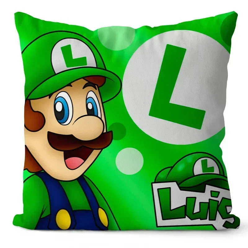 Cushion Cover Pillow Case Cover Super Marioes Bros Pillow Covers 45x45cm