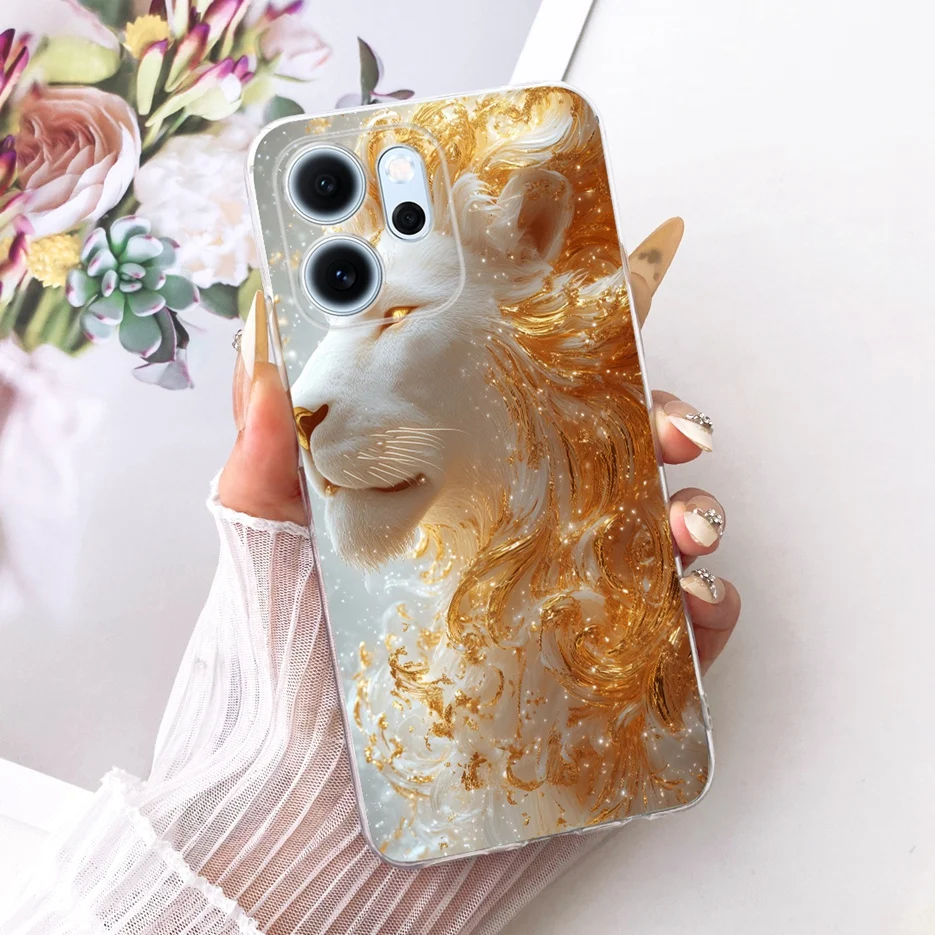 Colorful Flowers Painted Soft Slim Phone Case Cover