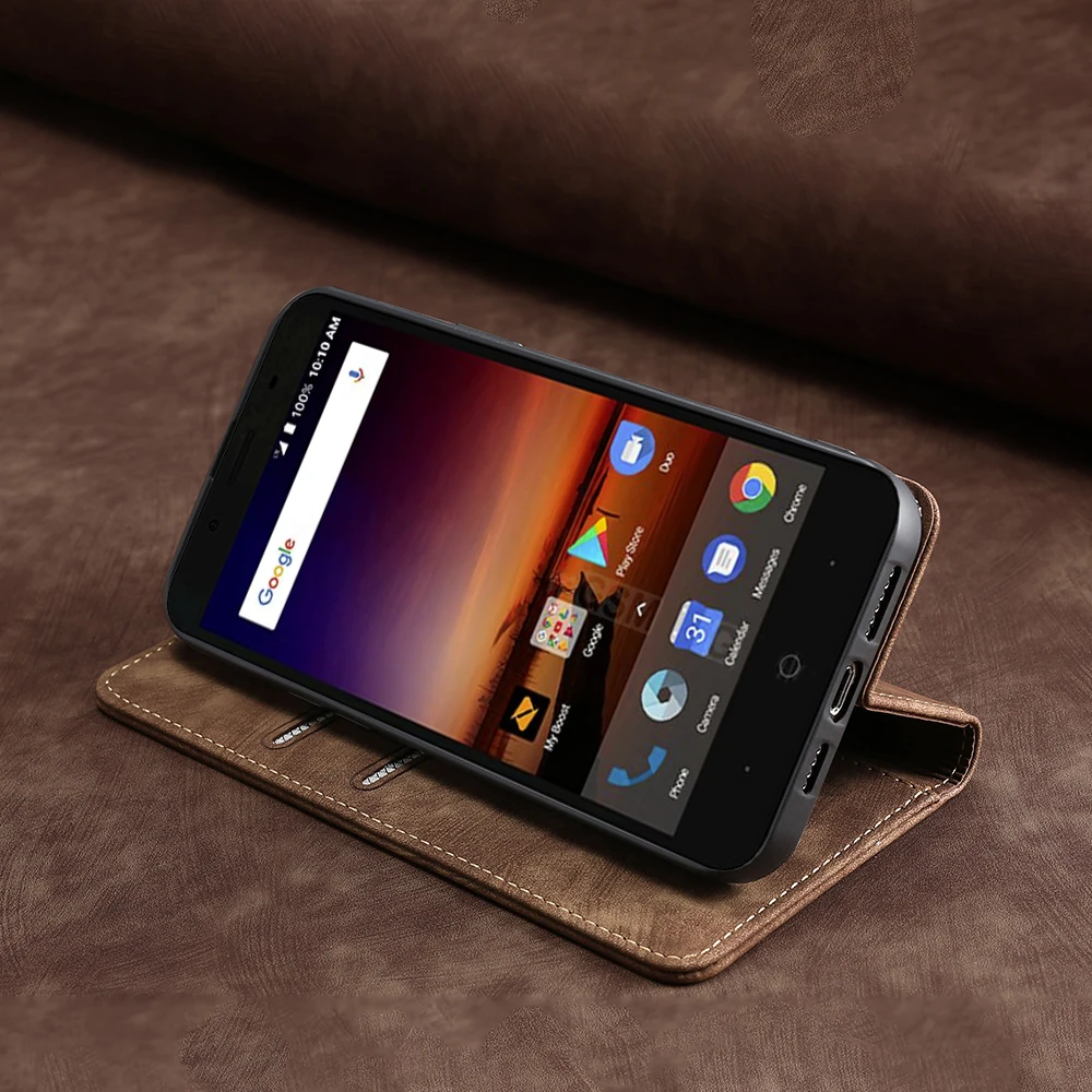 Tecno Pova 6 Pro 5G 용 케이스, 피부 느낌 소재 플립 자석 스탠드 가죽 케이스 커버, 지갑 카드 슬롯 전화 액세서리